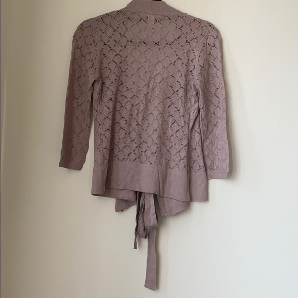 H&M Women’s Net Tie Front Cardigan - Picture 2 of 8